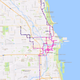 Current Lyft shuttle routes in Chicago.